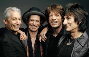 Los Rolling Stones (de izquierda a derecha): Charlie Watts, Keith Richards, Mick Jagger y Ronnie Wood organizan un concierto en La Habana a finales de marzo. Foto: Tomada de makingofezine.com